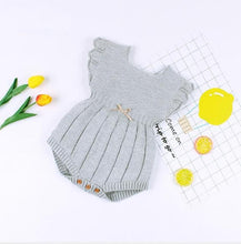 Shell Knit Baby Romper