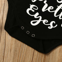 Chunky Eyes Black Bodysuit