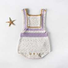 Pastel Knit Baby Girl Romper