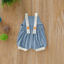 Classic Pink Stripe Baby Romper