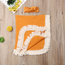 Muslin Blanket With Fringe