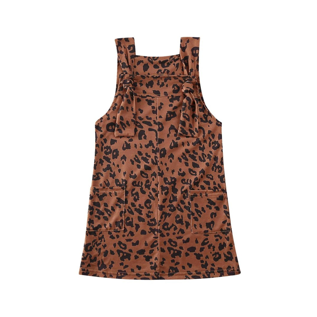 Lilly Leopard Bib Dress