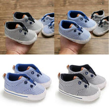 Parker Striped Baby Shoes
