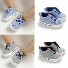 Parker Striped Baby Shoes