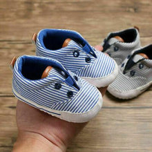 Parker Striped Baby Shoes