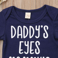 Daddy's Eyes Mommys Thighs Onesie