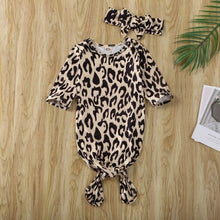 Leopard Swaddle Jumpsuit