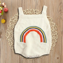 Rainbow Knit Romper