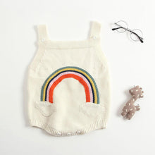 Rainbow Knit Romper