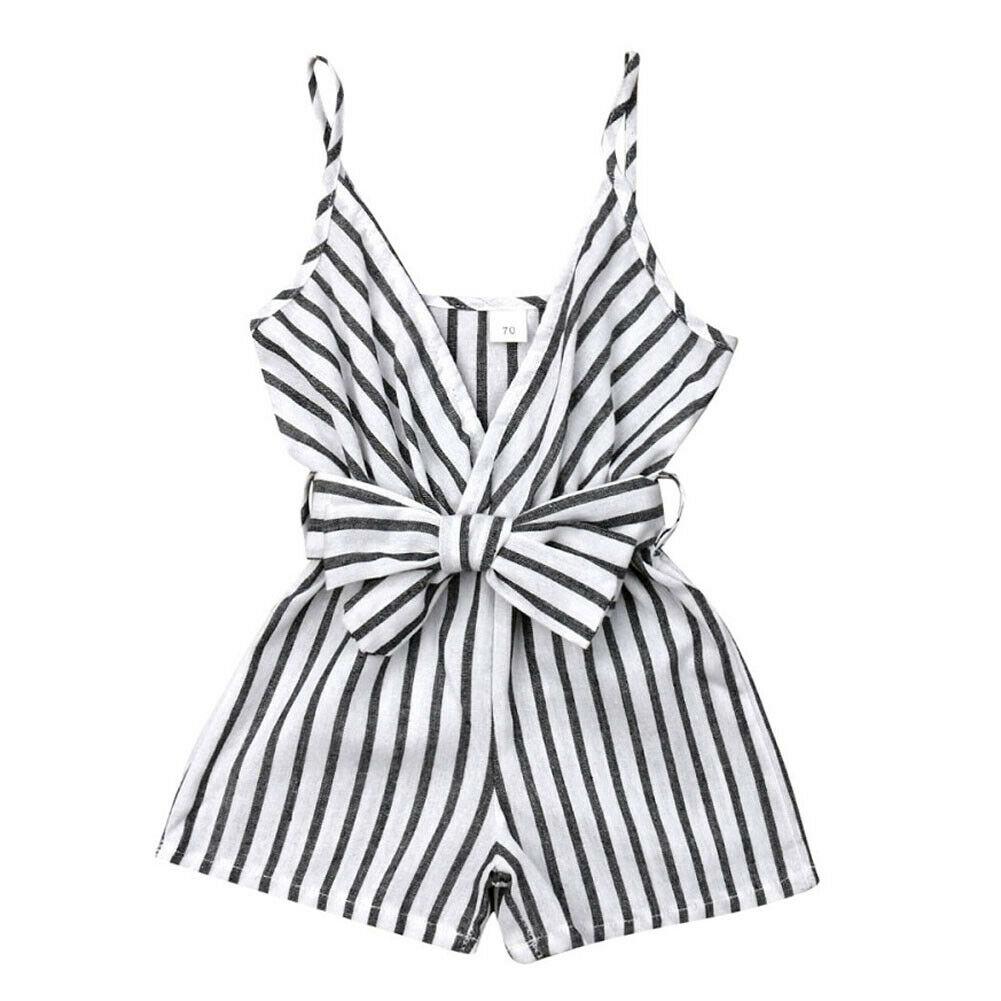Dallas Striped Romper