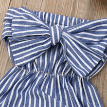 Cute Baby Girl Striped Romper