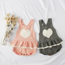 Heart Knit Romper