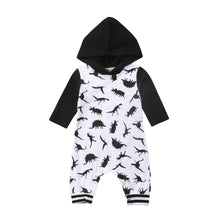 Zeke Dino Hooded Jumpsuit