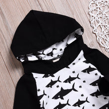 Black and White Shark Set