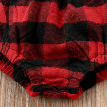 Buffalo Plaid Suspender Shorts