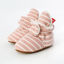 Striped Baby Booties