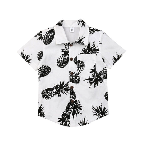 Pineapple Collared Toddler Top