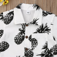 Pineapple Collared Toddler Top