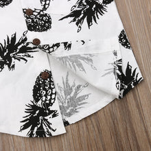 Pineapple Collared Toddler Top