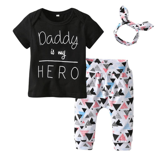 Daddy is My Hero Baby Outfit