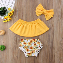 Sunflower Baby Girl Set