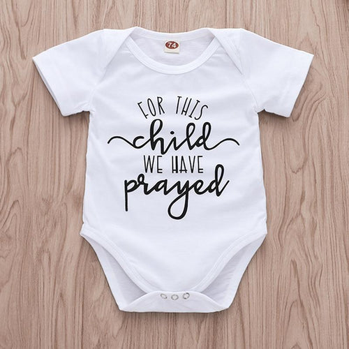 For This Child We Have Prayed Onesie