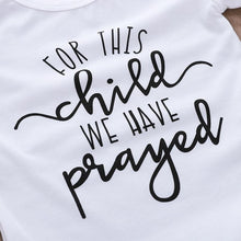 For This Child We Have Prayed Onesie