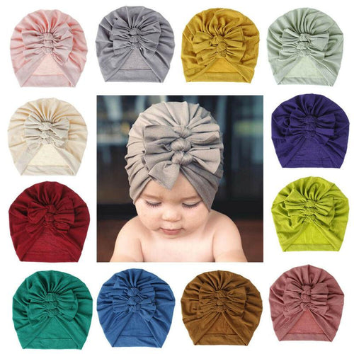 Tie Front Turbin Beanie
