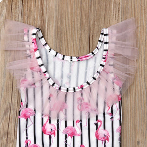 Flutter Flamingo Bathing Suit