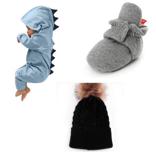 Cozy In Winter Baby Shoe Set