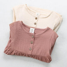 Solid Color Linen Top