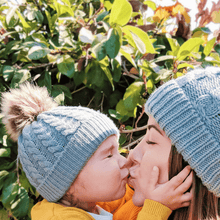 Mom and Me Beanies - Grey