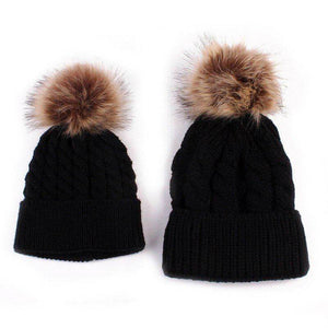 Mom and Me Beanie - Black