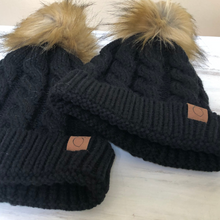 Mom and Me Beanie - Black