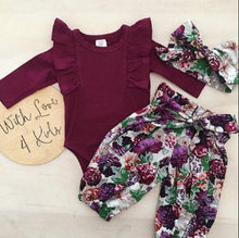 Floral Baby Three Piece Set