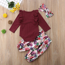 Floral Baby Three Piece Set