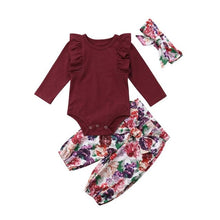 Floral Baby Three Piece Set