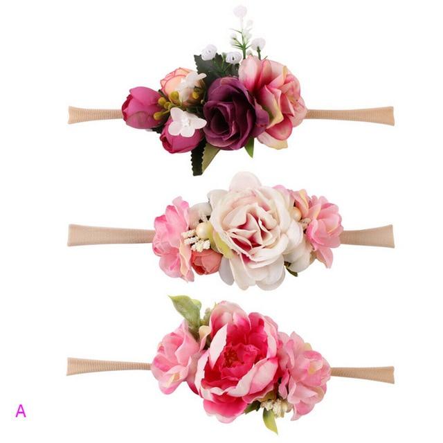 Sweet Floral 3 Piece Headband Set