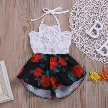 Floral and Lace Romper