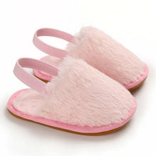 Faux Fur Baby Slides