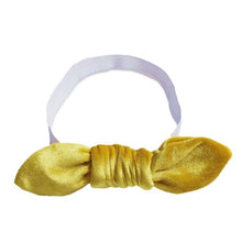 Velour Bow Headband