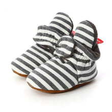 Striped Baby Booties