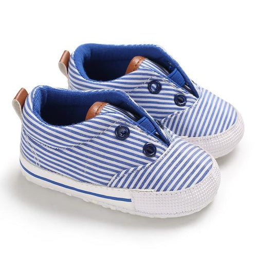 Parker Striped Baby Shoes