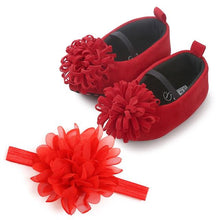 Ruffled Baby Shoes and Headband