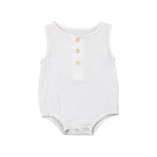 Sleeveless Linen Romper