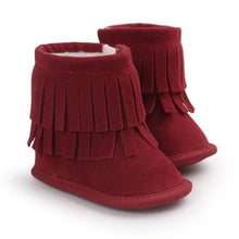 Fringe Fur Baby Shoes