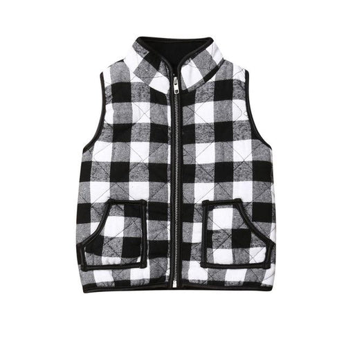Plaid Classic Vest