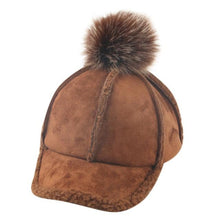 Baby Baseball Winter Cap with Fur