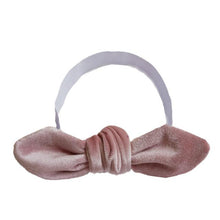 Velour Bow Headband