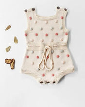 Dot Knit Baby Romper
